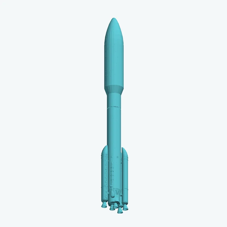Ракета Atlas V 541 — 3D-модель для печати