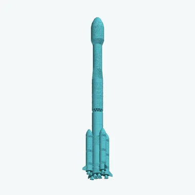Ракета «Чанчжэн-3B» — 3D-модель
