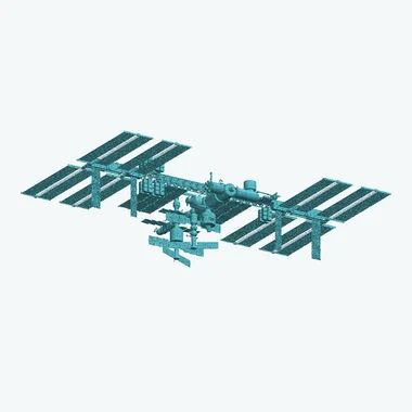 Международная космическая станция — 3D-модель