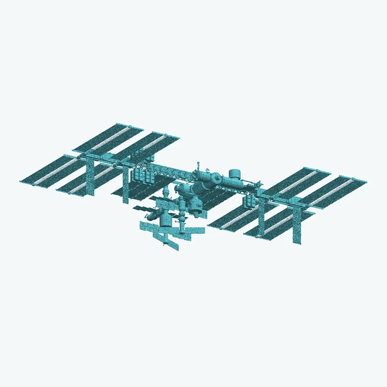 Международная космическая станция — 3D-модель для печати