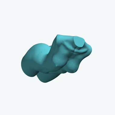 Женский торс — 3D-модель