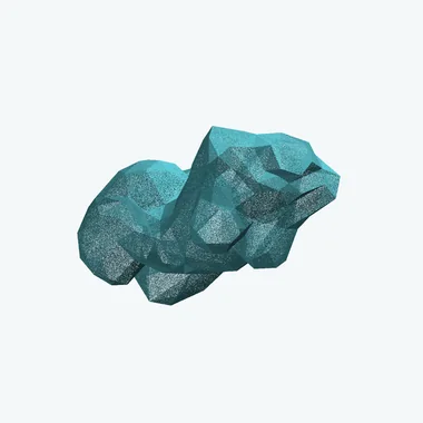 Женский торс, малополигональный — 3D-модель