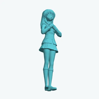 Юкинэ — фигурка из «Бесконечного лета» — 3D-модель